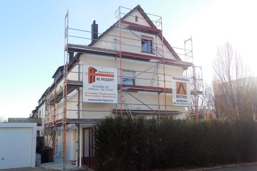 Wohnhaus Gerüst